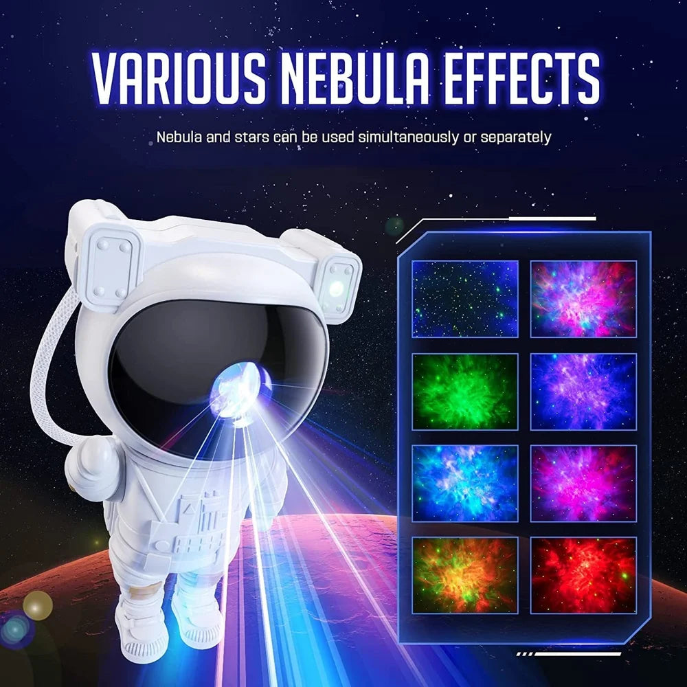 Astronaut Galaxy Projector,Star Projector Galaxy Night Light with Timer & Remote Control