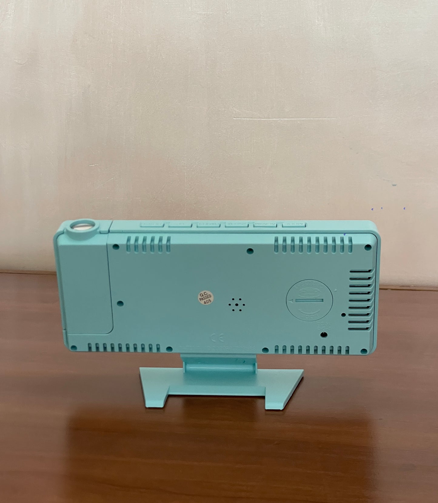 LED Bamboo Projection Alarm Clock