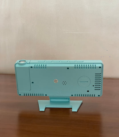 LED Bamboo Projection Alarm Clock