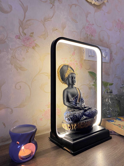 LED Light Square Frame Buddha