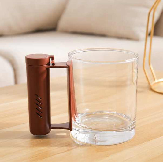 Glass Tea Cup With Infuser Basket For Loose Leaf Tea