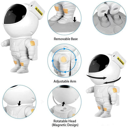Astronaut Galaxy Projector,Star Projector Galaxy Night Light with Timer & Remote Control