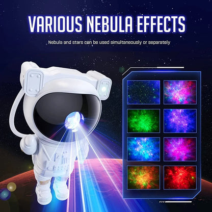 Astronaut Galaxy Projector,Star Projector Galaxy Night Light with Timer & Remote Control