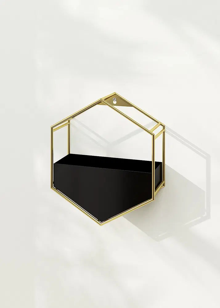 Wall decor hexagon planter