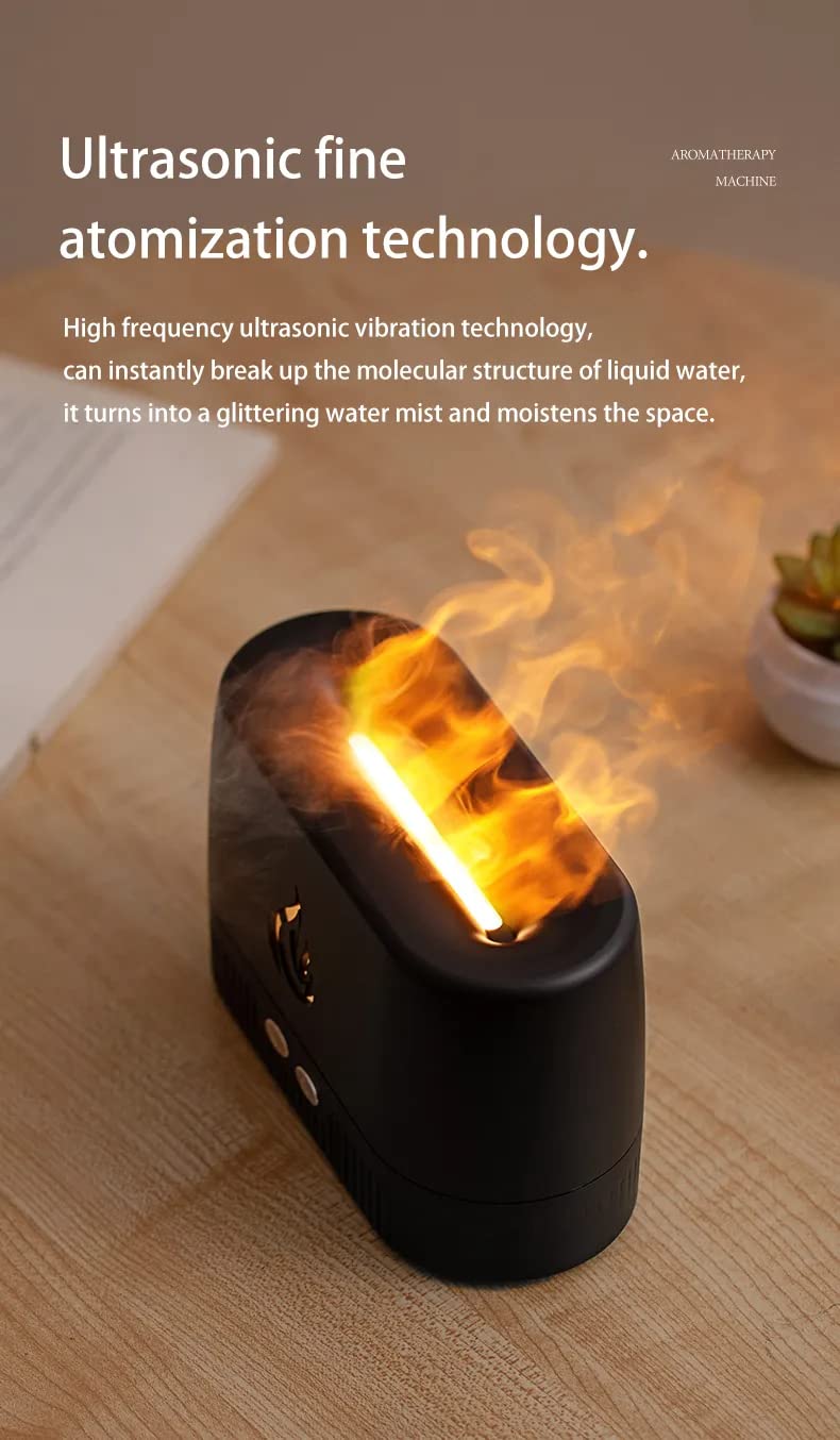 Flame Humidifier Aroma Diffuser Noiseless