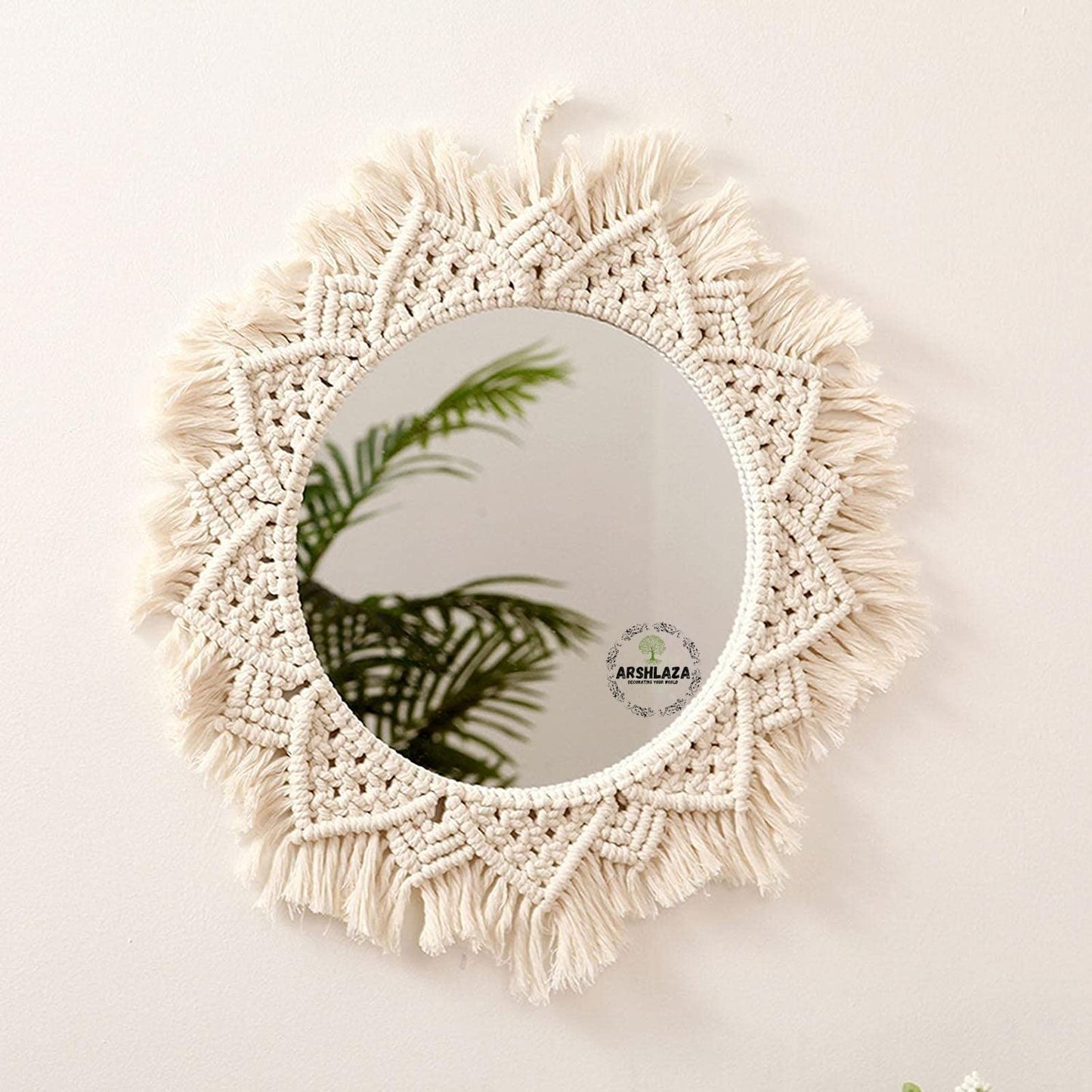 Macrame mirror