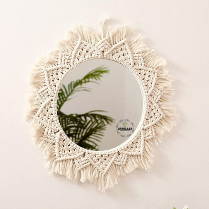 Macrame mirror